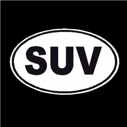 SUV Oval Decal