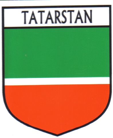 Tatarstan Flag Crest Decal Sticker