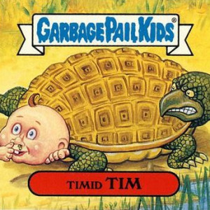 Timid TIM Funny Decal Name Sticker