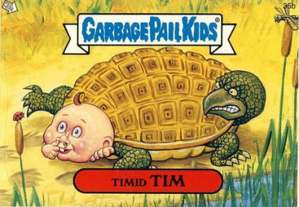 Timid TIM Funny Decal Name Sticker