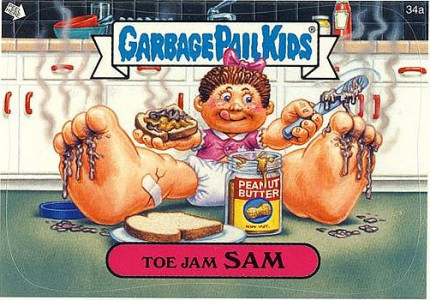 Toe Jam SAM Funny Decal Name Sticker