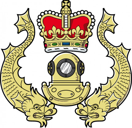 UK Dive Team Logo Military Sticker