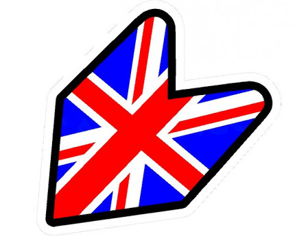 Union Jack JDM Badge Sticker