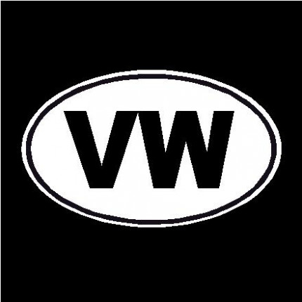 VW Oval Decal