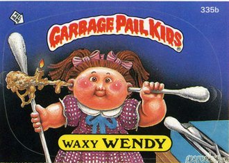 Waxy WENDY Funny Decal Name Sticker