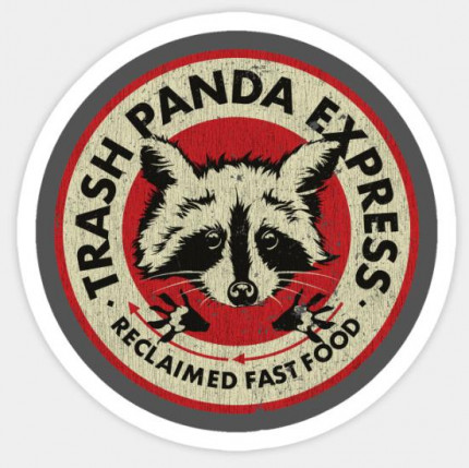 Trash Panda Express Sticker