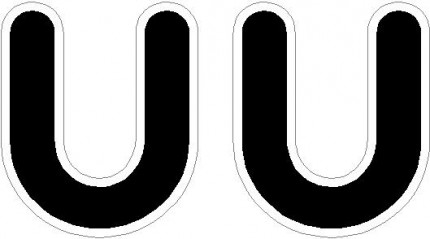 Letter U
