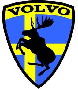 Volvo Prancing Moose Logo Decal Sticker 2