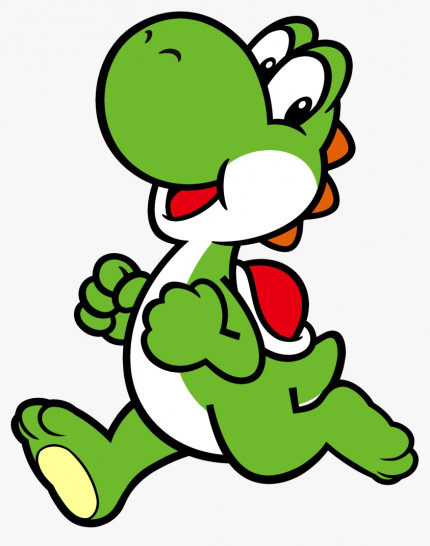 super_mario__yoshi sticker running