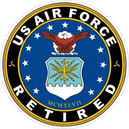 us_airforce_retired STICKER 2