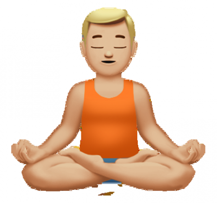 yoga man emoji