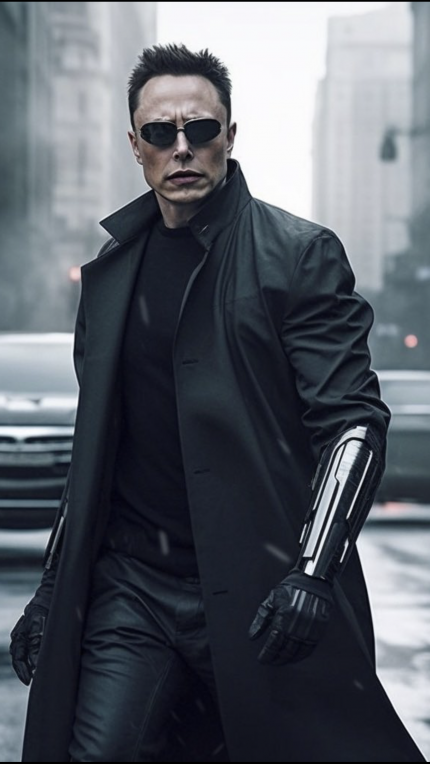 ELON AI MATRIX ELON STICKER