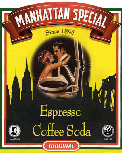 Manhattan Special Soda Label Sticker