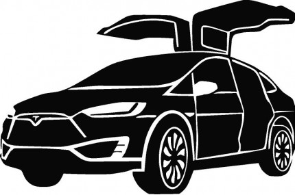 TESLA CAR OUTLINES 5