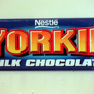 Yorkie-Milk Chocolate CANDY BAR STICKER