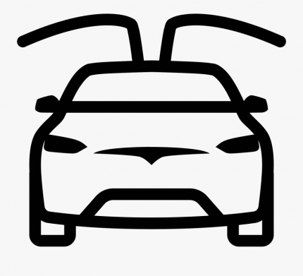 TESLA MODEL X DIECUT DECAL