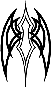 2262 - Tribal Design Sticker 1