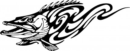 Tribal Fish Stickers 2