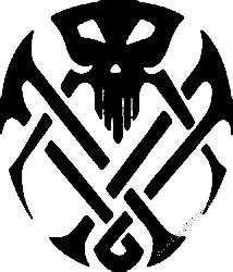 Tribal Skull Vinyl Decal 15