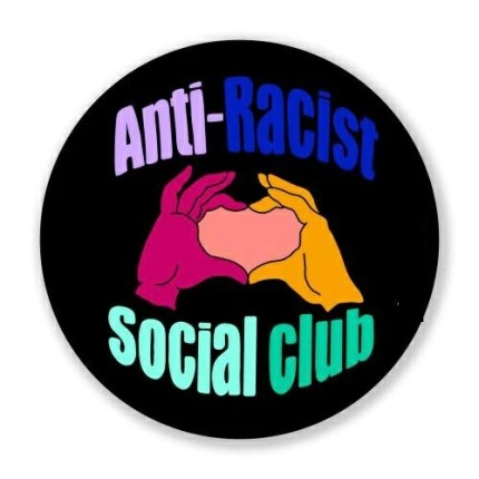 Anti-Racist_SOCIAL CLUB Round Sticker