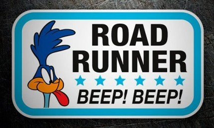 ROAD RUNNER BEEP BEEP RECTANGLE STICKER