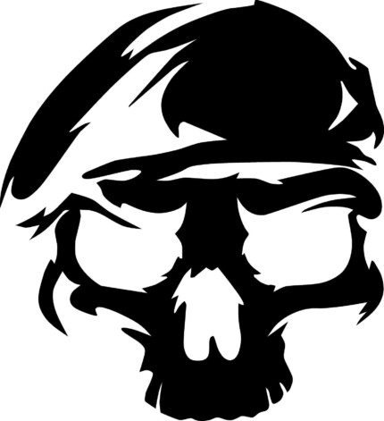 US Army Ranger Skull - Vinyl Decal Sticker