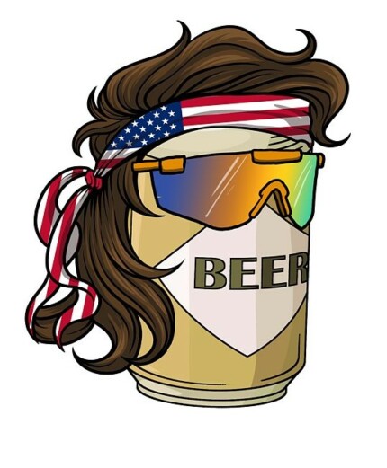 mullet-pride-redneck-BEER STICKER