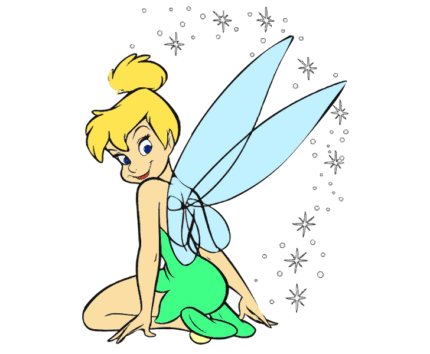 Tinkerbell Decal Sticker 08