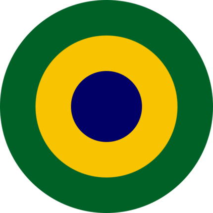 Brazillian airforce round sticker