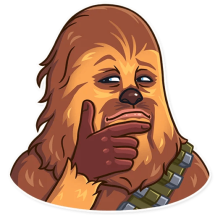 chewbacca wookiee star wars sticker 7