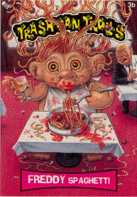 FREDDY Spaghetti Gross Sticker Funny Name Decal