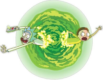 Rick and Morty Portal decal