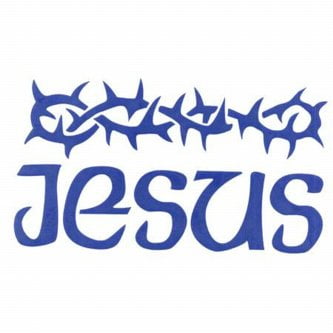 Thorn Jesus Decal