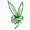 Weed Peace Decal