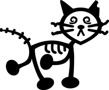 Cat Stickers and Wall Graphics 26