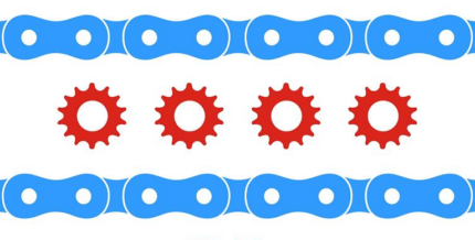 CHICAGO FLAG BICYCLE STICKER