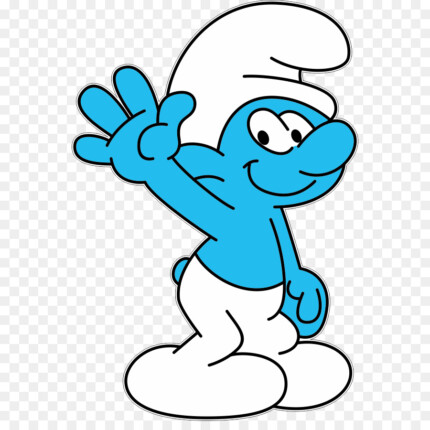 clumsy-smurf-jokey-smurf-STICKER