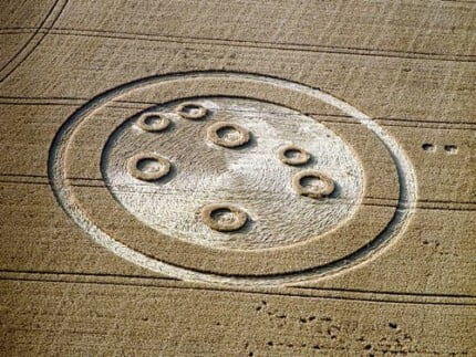 Crop Circles Adhesive Wall Decals 08