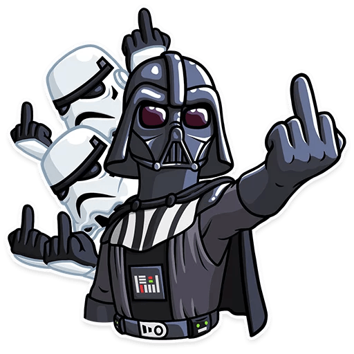 darth vader come to the dark side sticker 24