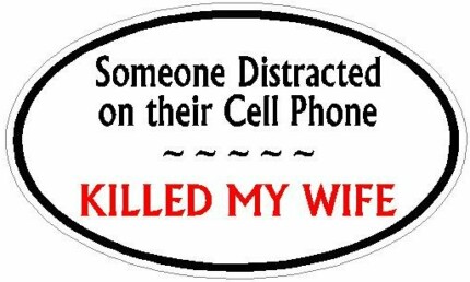 DISTRACTED DRIVER OVAL - Wife