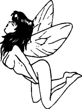 Fairy Fairies Car or Wall Vinyl Decal Stickers 02