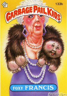 Foxy FRANCIS Funny Sticker Name Decal