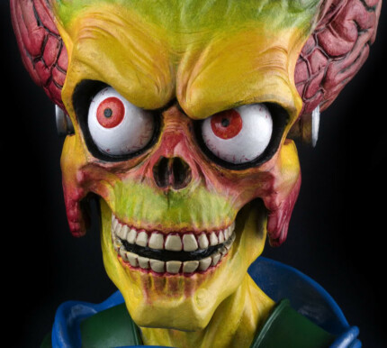 Mars Attacks Alien Car Sticker 3