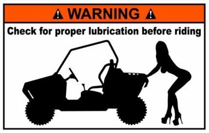 Rhino Funny Warning Sticker 6