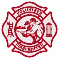 Vounteer-FD COLOR FIREFIGHTER STICKER 33