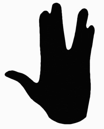 Live Long Star Trek Sticker