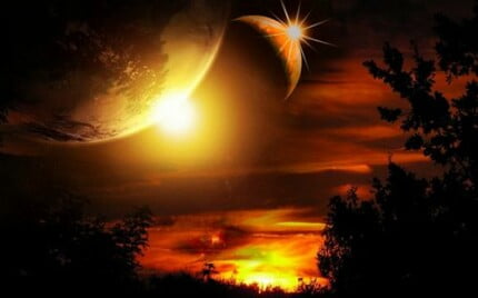 3D Space and Stars Wall graphics 36