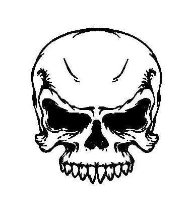 Skull Decal 12