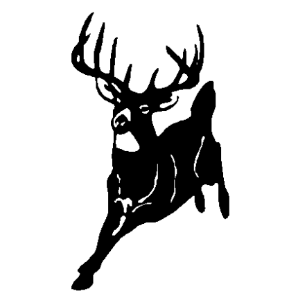 Running Buck Decal