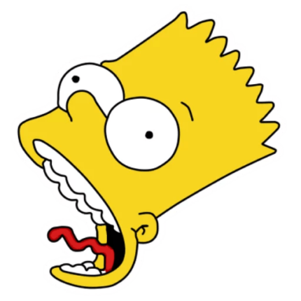 bart-simpson-HEAD MOUTH sticker